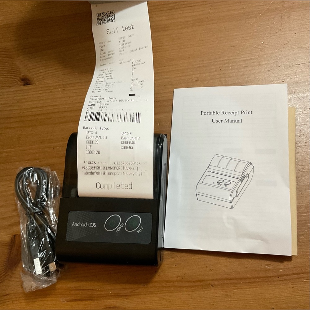 Android: portable receipt printer. - Picture 2 of 6